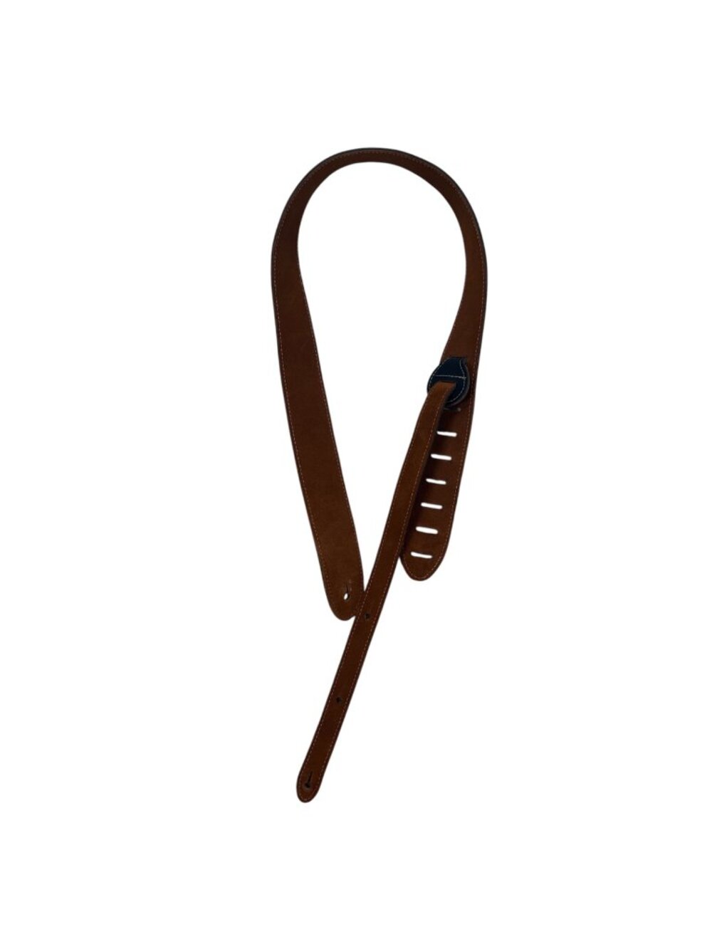 Perri’s Leathers Reversible Guitar Strap Suede Music Black Brown